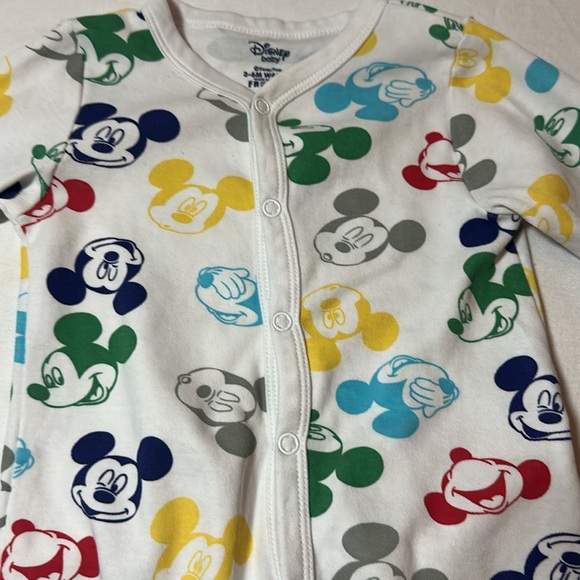Disney X Frenz - Colourful Mickey Mouse Kids One Piece Sleeper - Picture 3 of 4